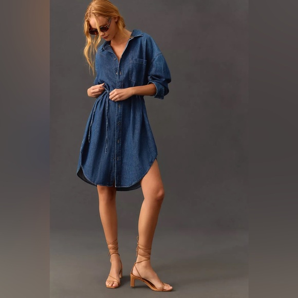 Citizens Of Humanity Dresses & Skirts - Citizens of Humanity Kayla Tie-Waist Denim Shirt Dress